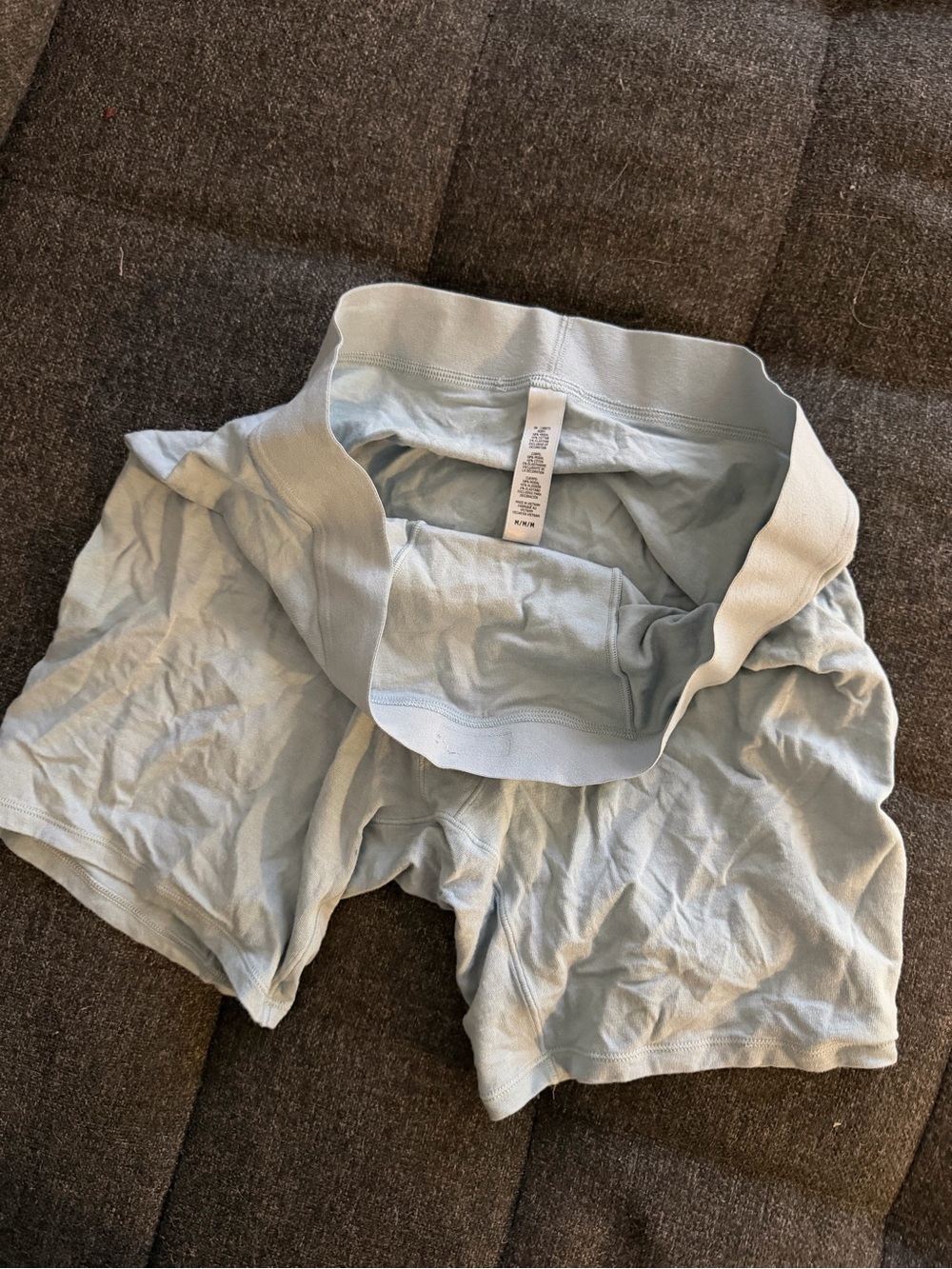 SKIMS Light Blue Boxers